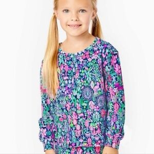 Lilly Pulitzer Kamala Long Sleeve Sweatshirt Kids Size Xl (12-14)